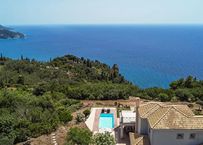 Vardia-amazing Seaviews With Heated Pool Sinarádes