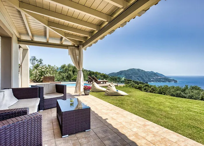 Vardia-amazing Seaviews With Heated Pool Villa Sinarádes