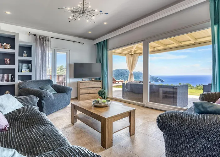 Vardia-amazing Seaviews With Heated Pool Villa