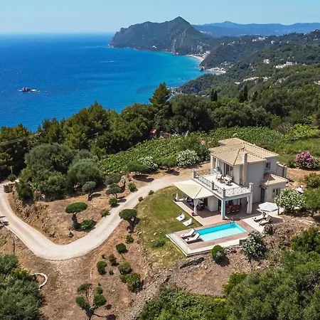 Villa Vardia-amazing Seaviews With Heated Pool Sinarádes