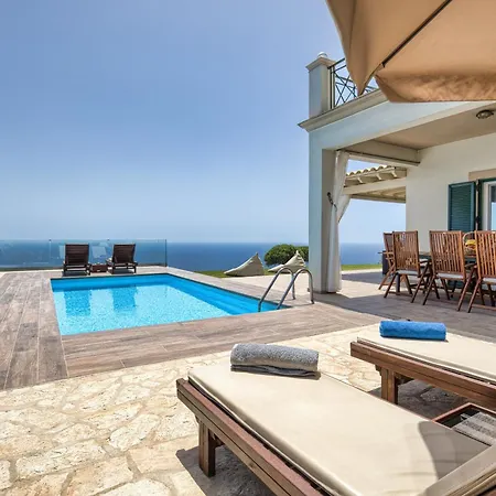 Vila Vardia-amazing Seaviews With Heated Pool Sinarádes