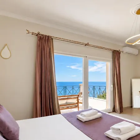 Villa Vardia-amazing Seaviews With Heated Pool Sinarádes
