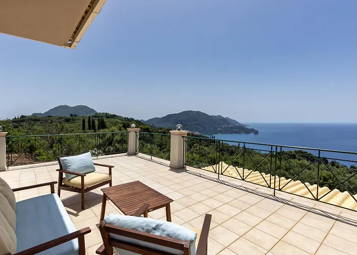 Vardia-amazing Seaviews With Heated Pool 빌라 Sinarádes